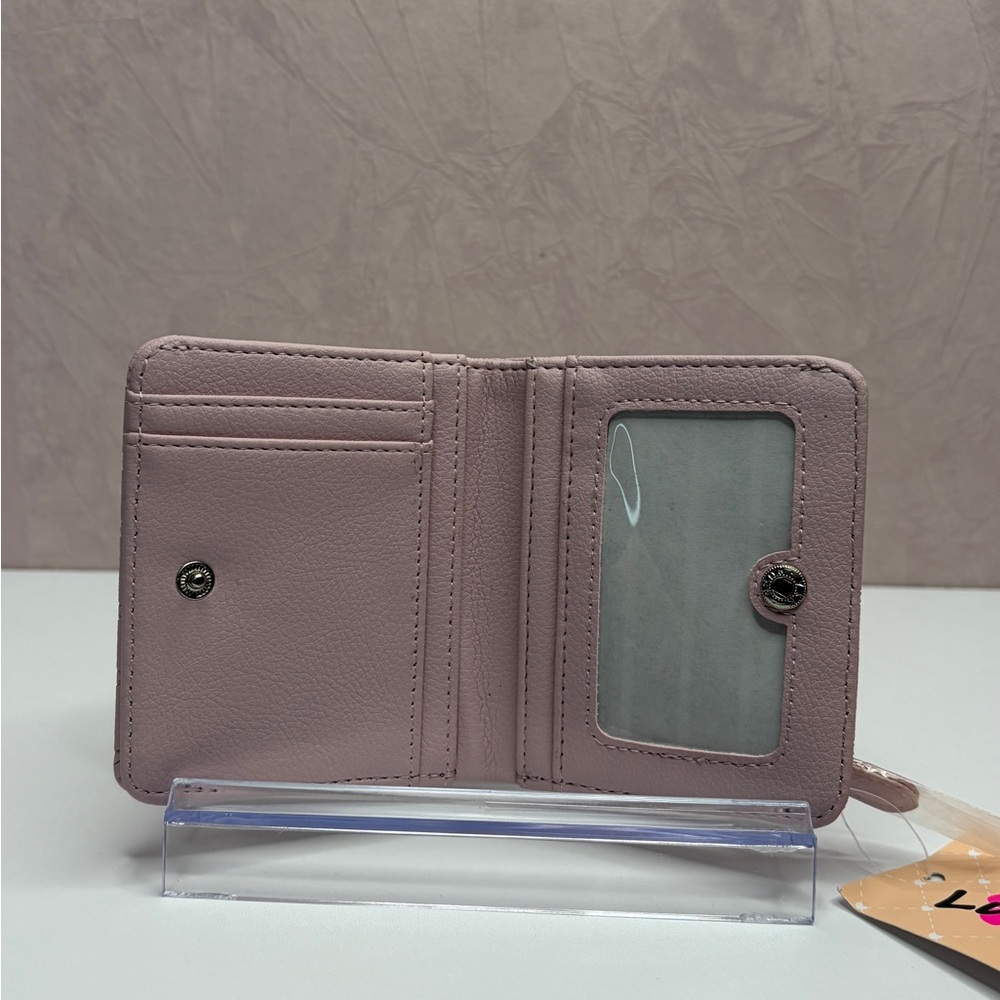 Love Betsey Blush Heart & Bow Embossed Wallet - Picture 12 of 13